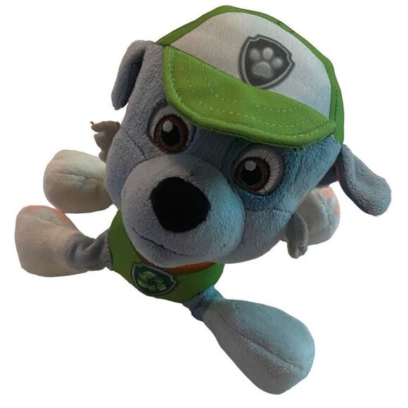Paw Patrol Rocky Plush Toy, Standing Plush with Stitched Detailing - Picture 1 of 9